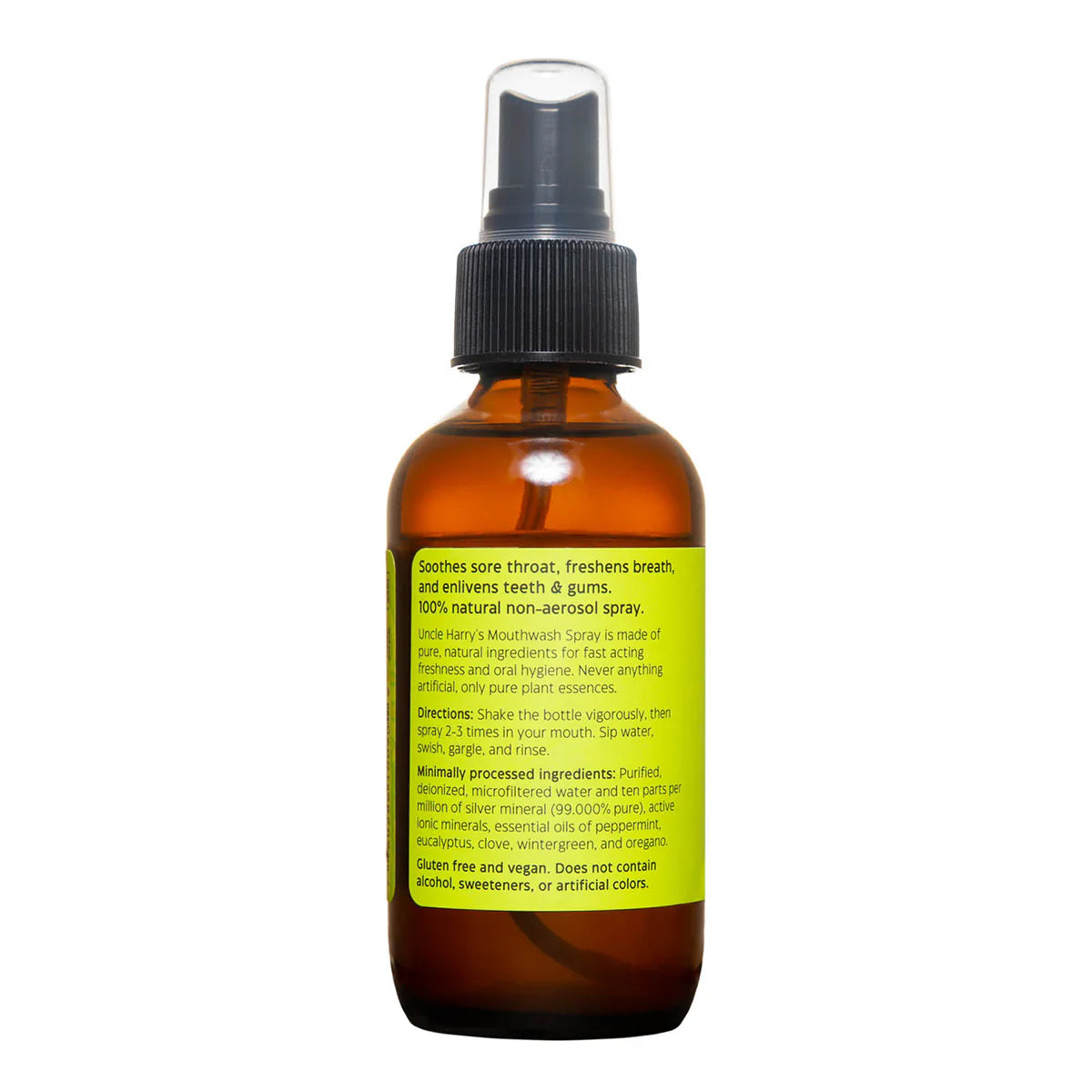 Uncle Harrys Miracle Mouthwash Spray 4oz