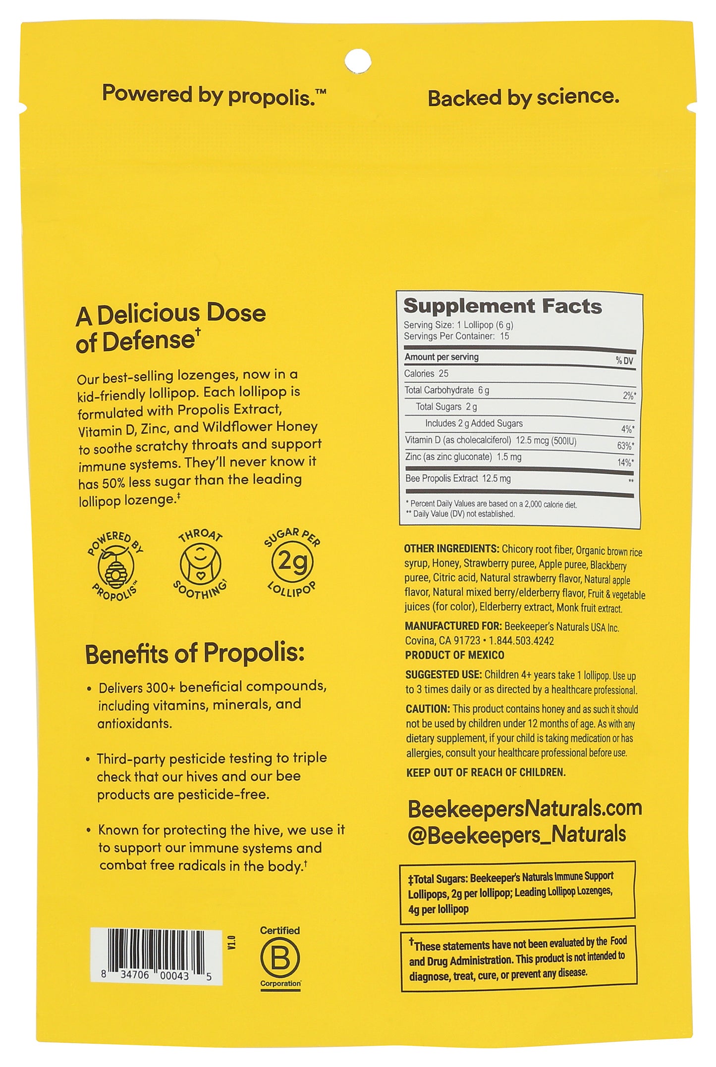 BKP Propolis Lolipops Bag