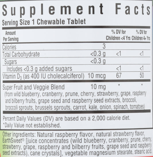 BLU Rainforest Animalz D3 90ct