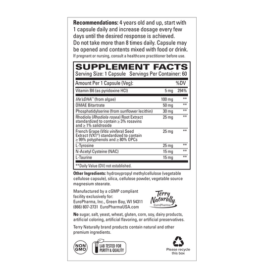 Terry Naturally Calm Kids 60 Capsules