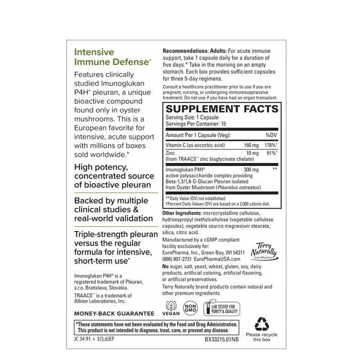 Terry Naturally PleuraMax Extra Strength 15ct