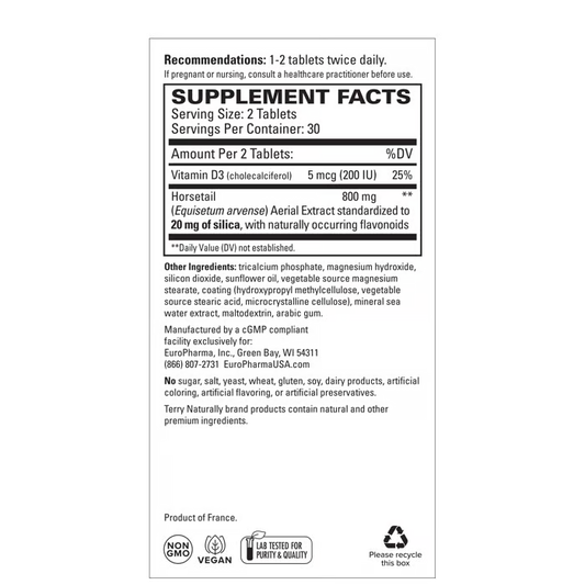 Terry Naturally Silica-20 60ct