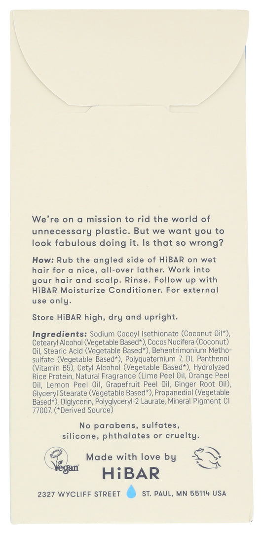 HiBAR Shampoo Bar Moisturize