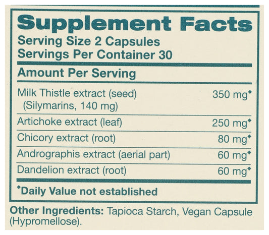HML Milk Thistle Liver Support 60ct
