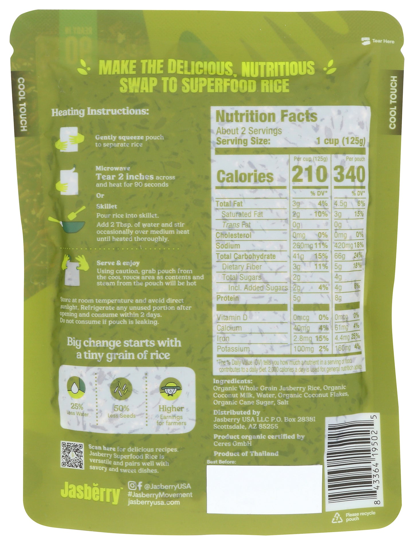 Jasberry Rice Coconut