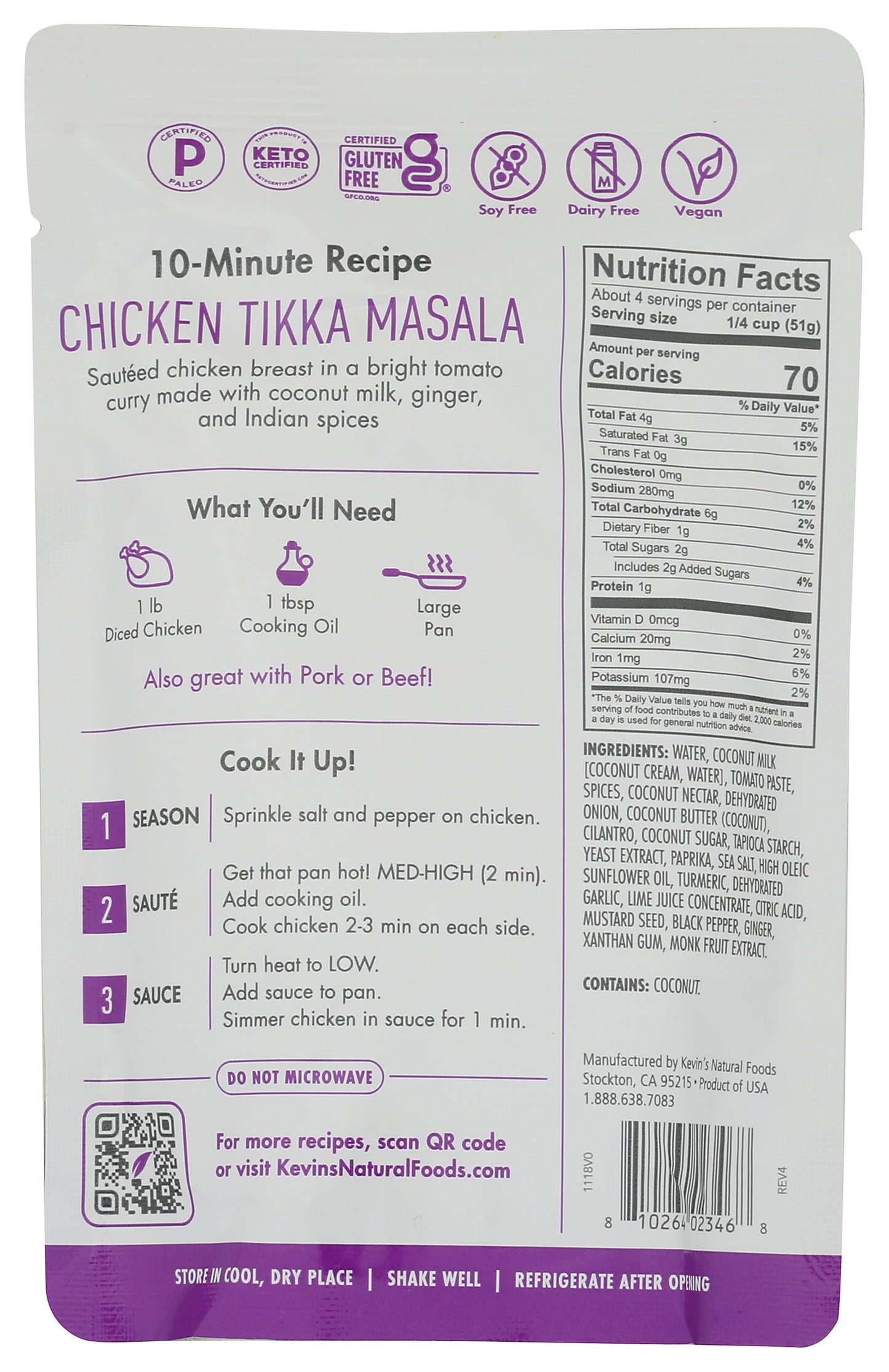 Kevins Tikka Masala Sauce