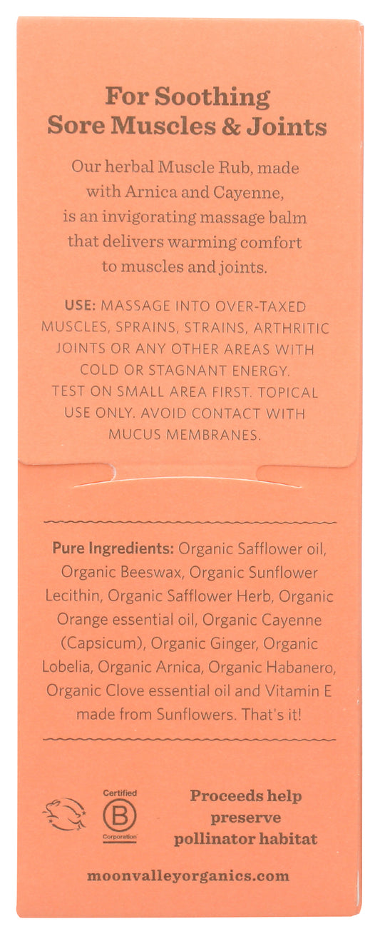 Moon Valley Organics Herbal Muscle Rub 1.7 oz