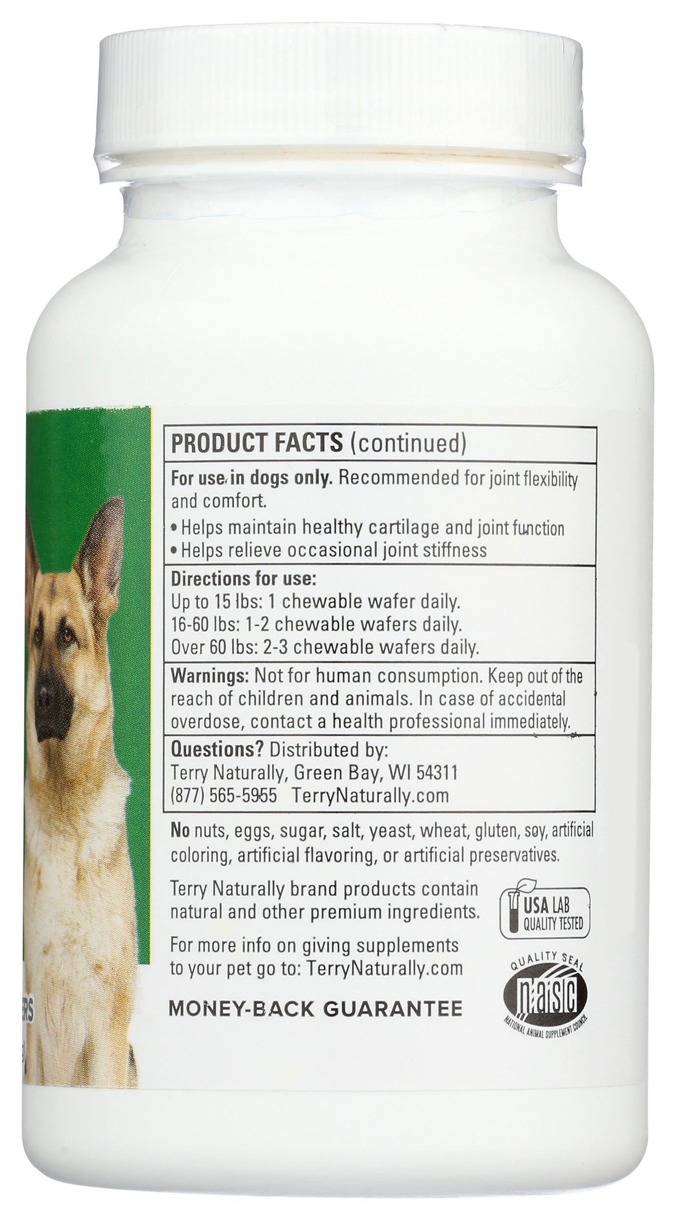 Terry Naturally Joint & Hip 60 Chewable Wafers