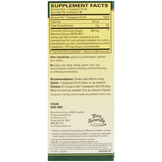 Terry Naturally CuraMed Syrup 8 oz