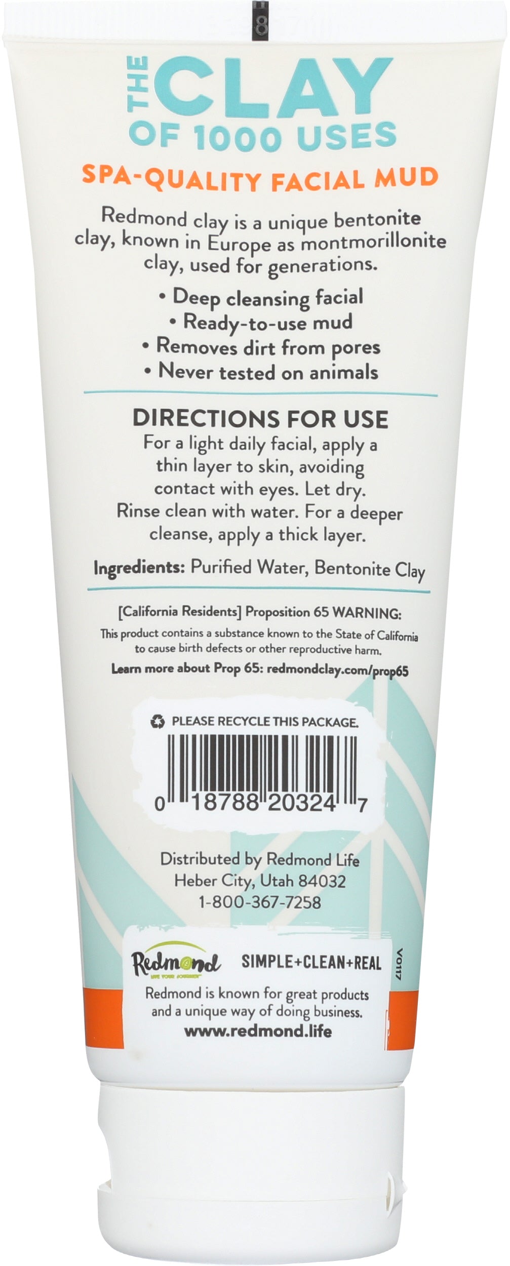 Silver Facial Mud Hydrated Clay 4 oz