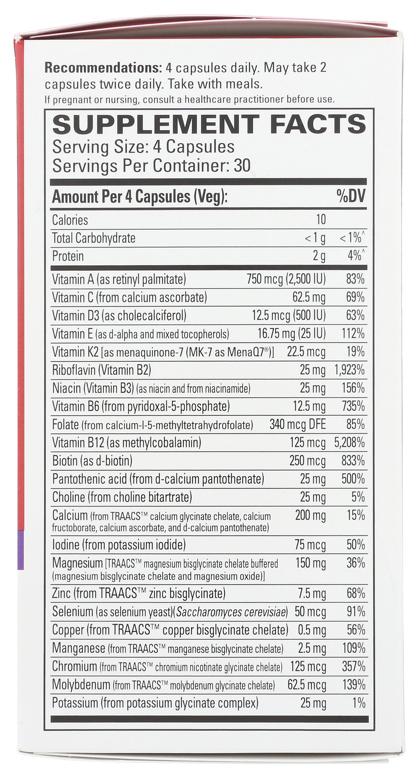 Terry Naturally Clinical Essentials Multi-Vitamin & Minerals 120 Capsules