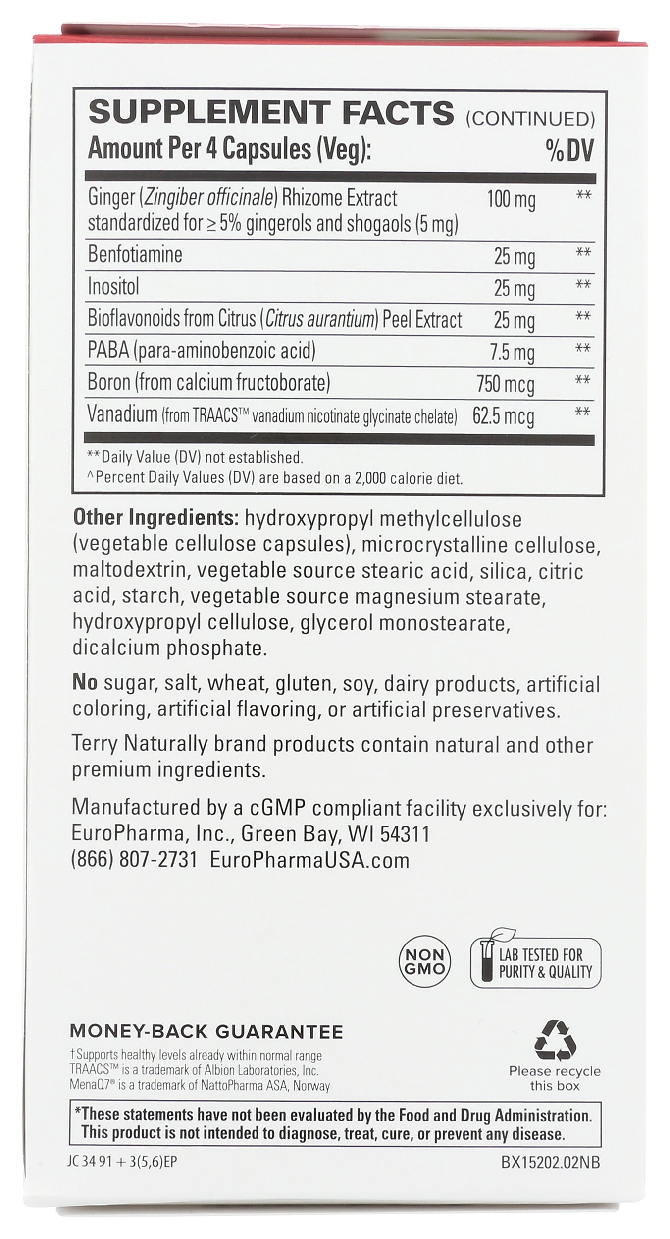 Terry Naturally Clinical Essentials Multi-Vitamin & Minerals 120 Capsules