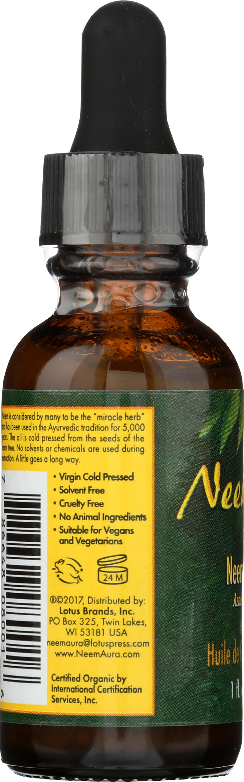 NeemAura Neem Seed Oil 1 fl oz
