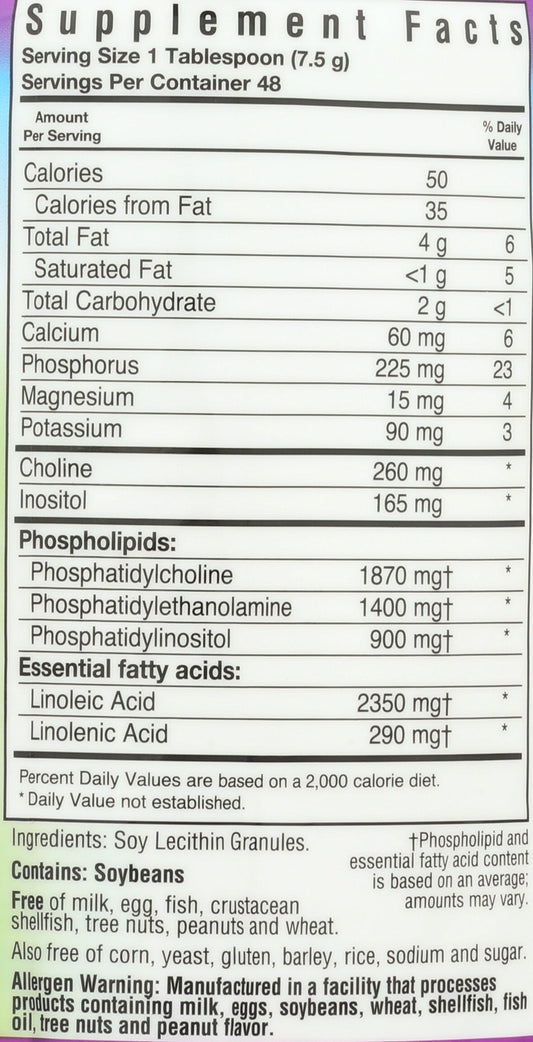 Bluebonnet Lecithin Granules 12.7 oz