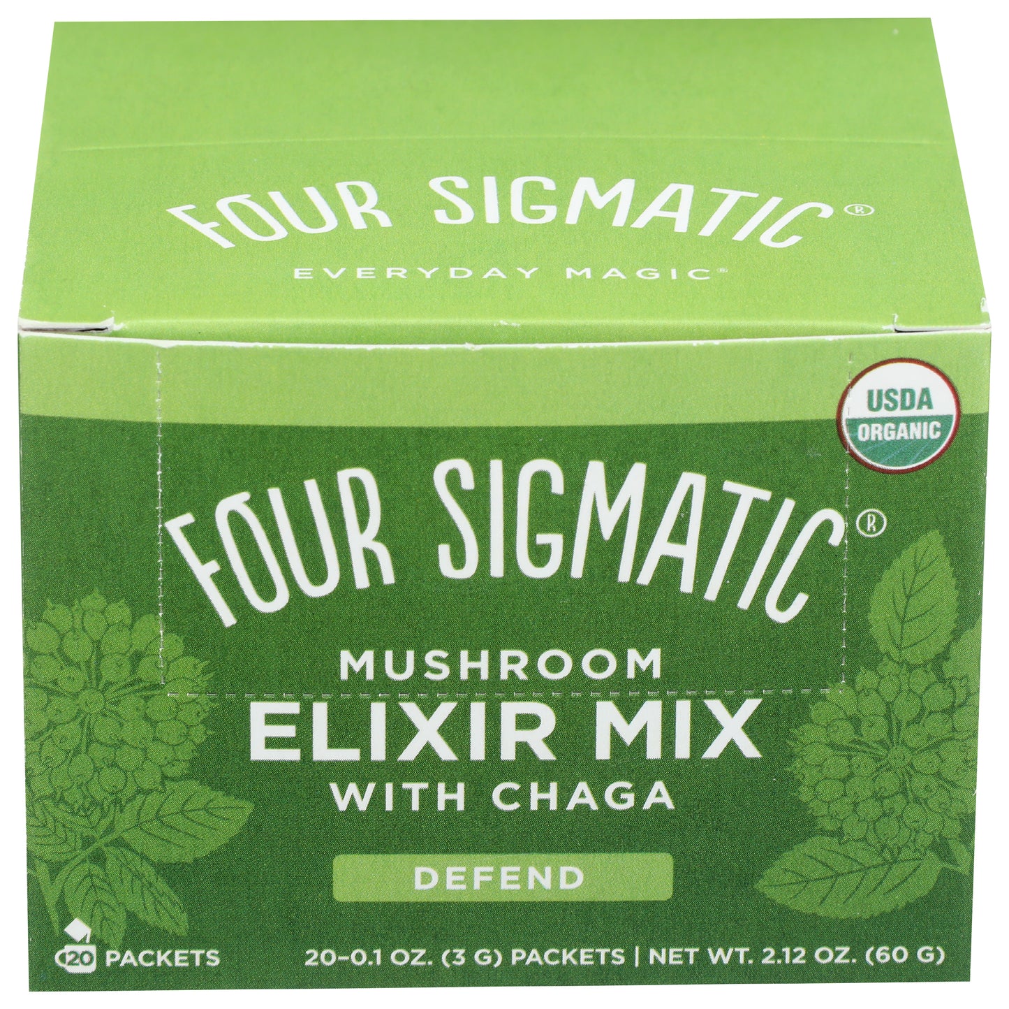 Four Sigmatic Mushroom Elixir Mix with Chaga Defend 20 0.1oz Packets