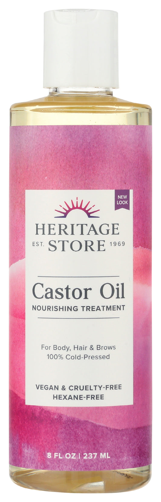 Heritage Store Castor Oil 8 fl oz