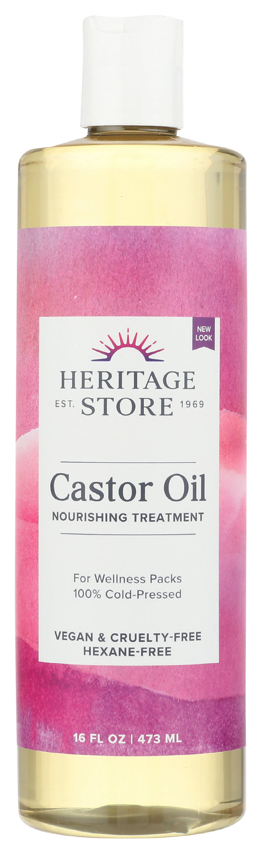 Heritage Store Castor Oil 16 fl oz