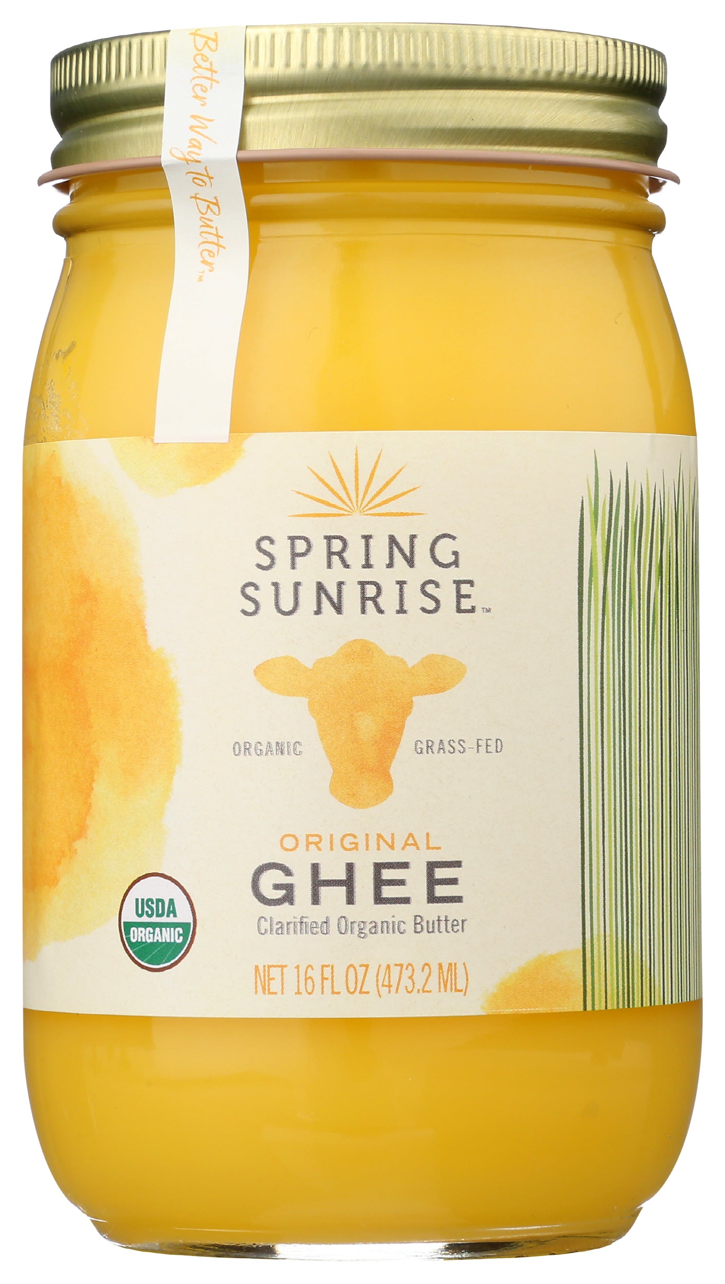 Spring Sunrise Grass-Fed Ghee 16 fl oz