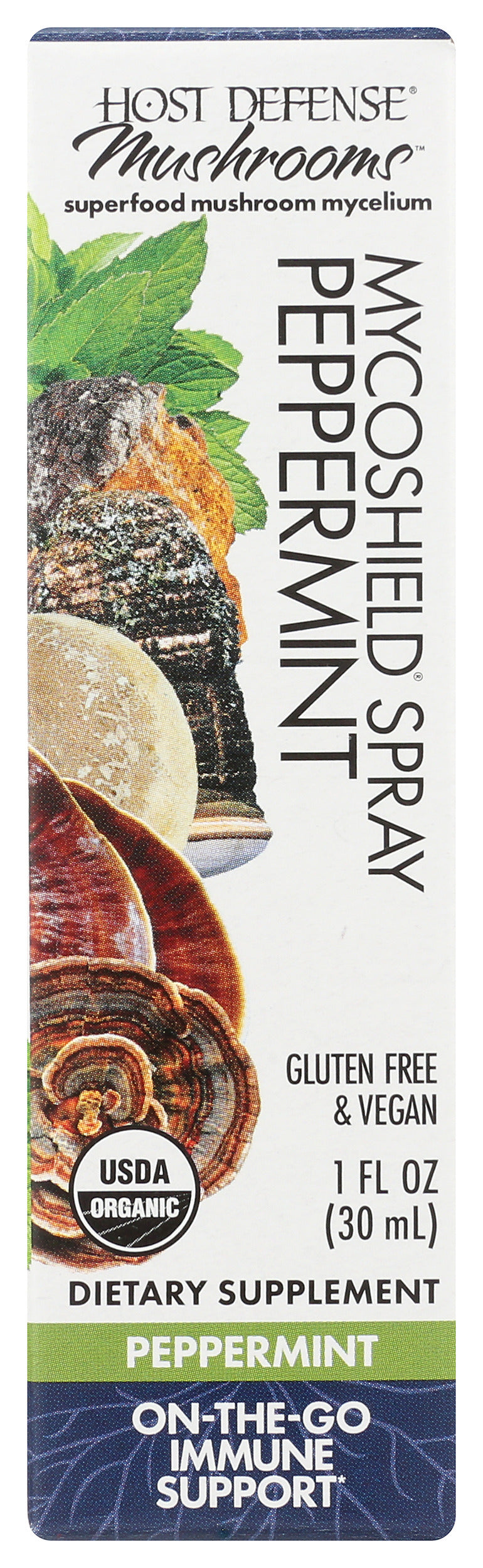 Host Defense Mushrooms MycoShield Spray Peppermint 1 fl oz
