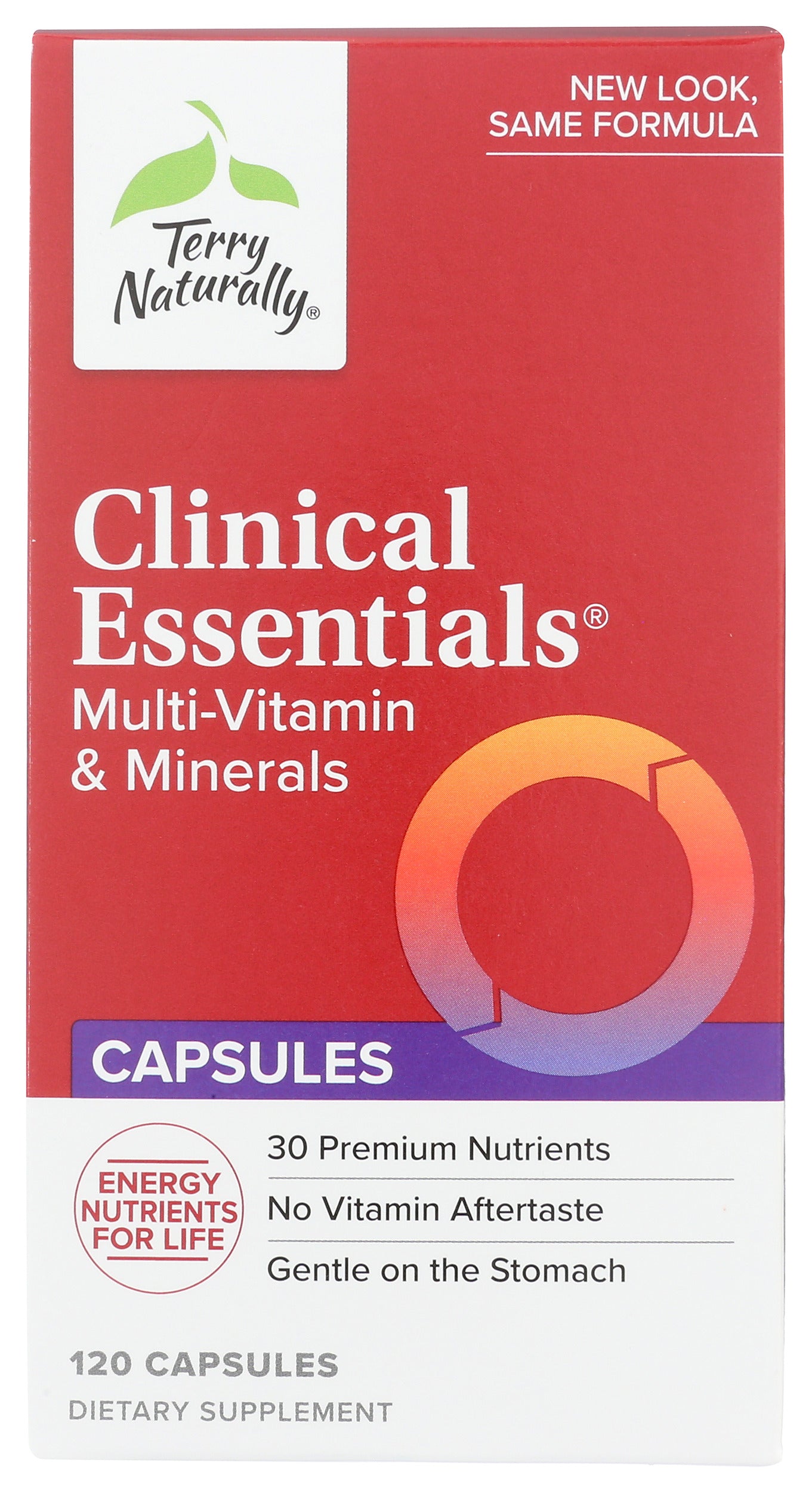 Terry Naturally Clinical Essentials Multi-Vitamin & Minerals 120 Capsules