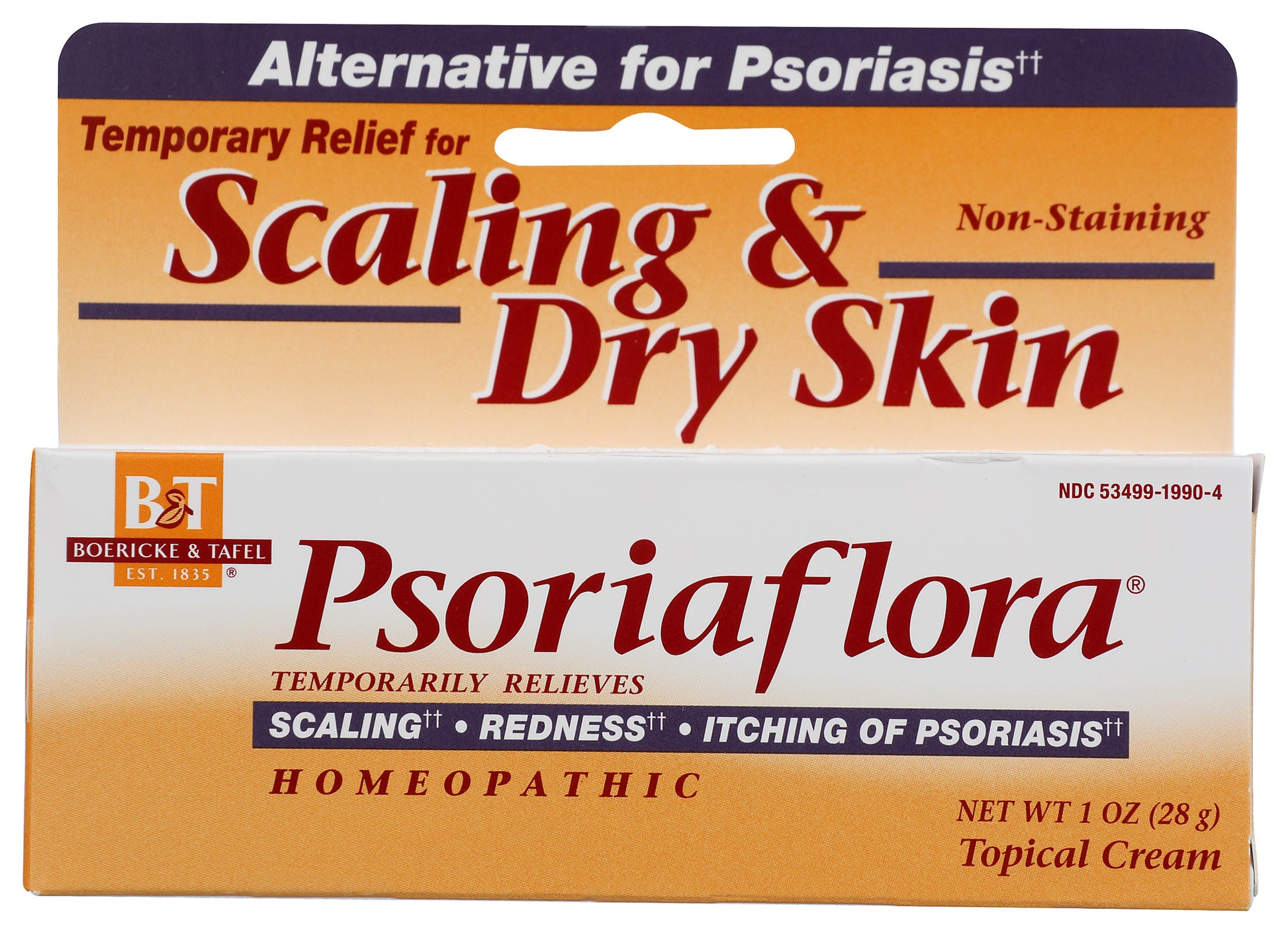 B&T Psoriaflora Homeopathic Topical Cream 1 oz