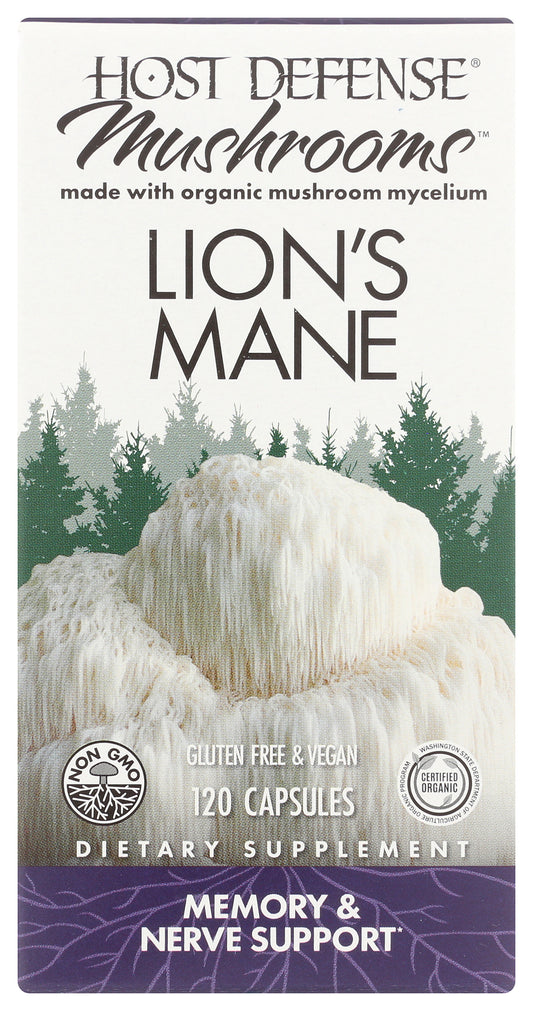 Host Defense Mushrooms Lion's Mane 120 Capsules