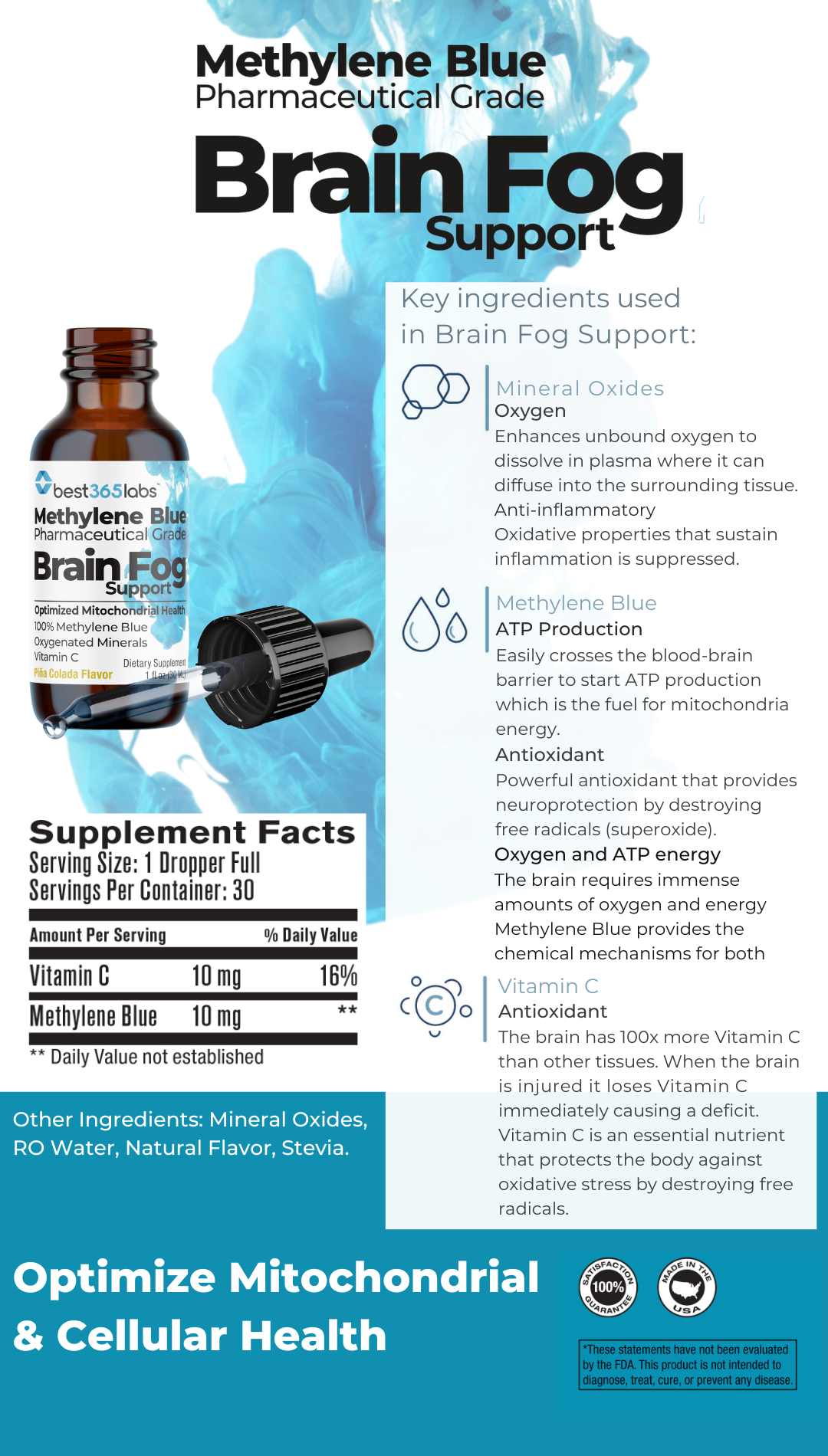Best365 Methylene Blue Brain Fog