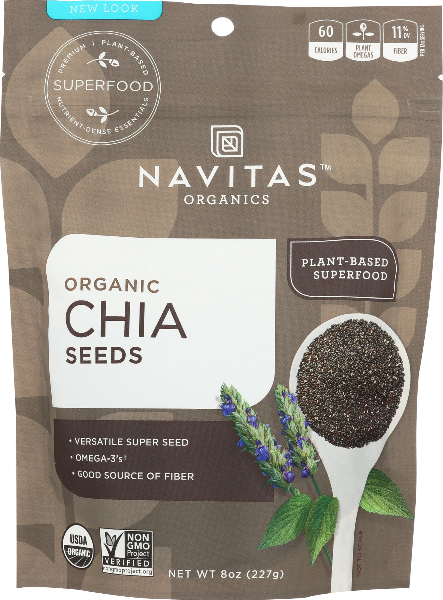 Navitas Chia Seeds Organic 8oz