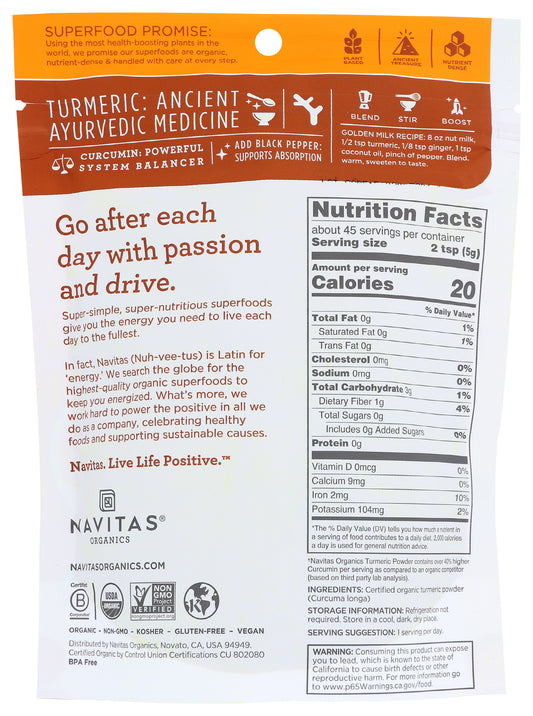 Navitas OG Turmeric Powder 8oz