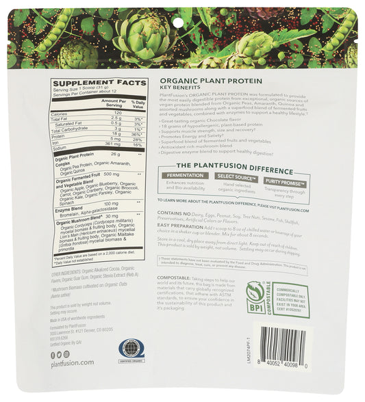 Plant Fusion OG Plant Protein Chocolate