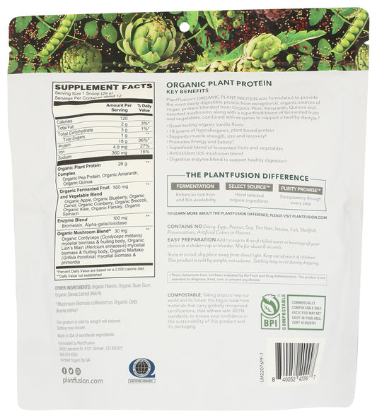 Plant Fusion OG Protein Vanilla Bean