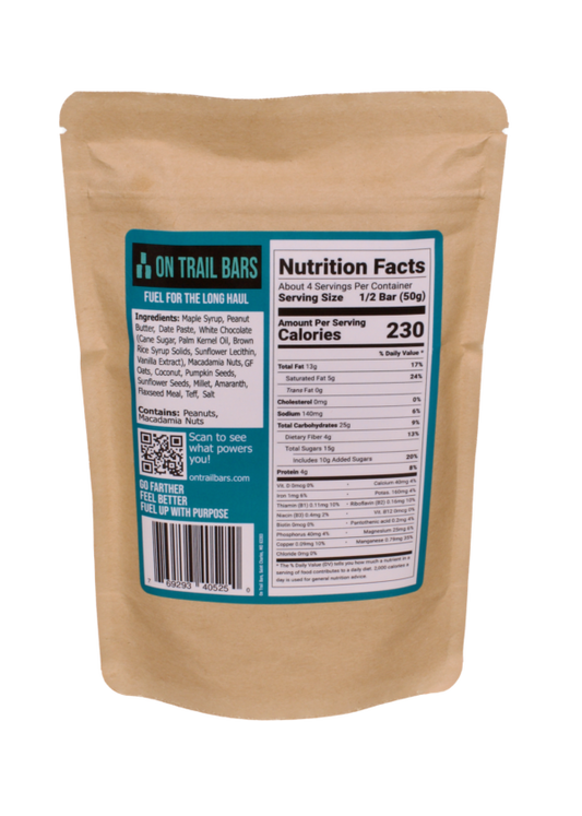 On Trail Bars White Chocolate & Macadamia