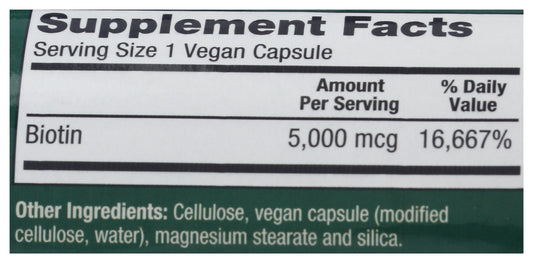 Plant Fusion Vegan Biotin 120cap