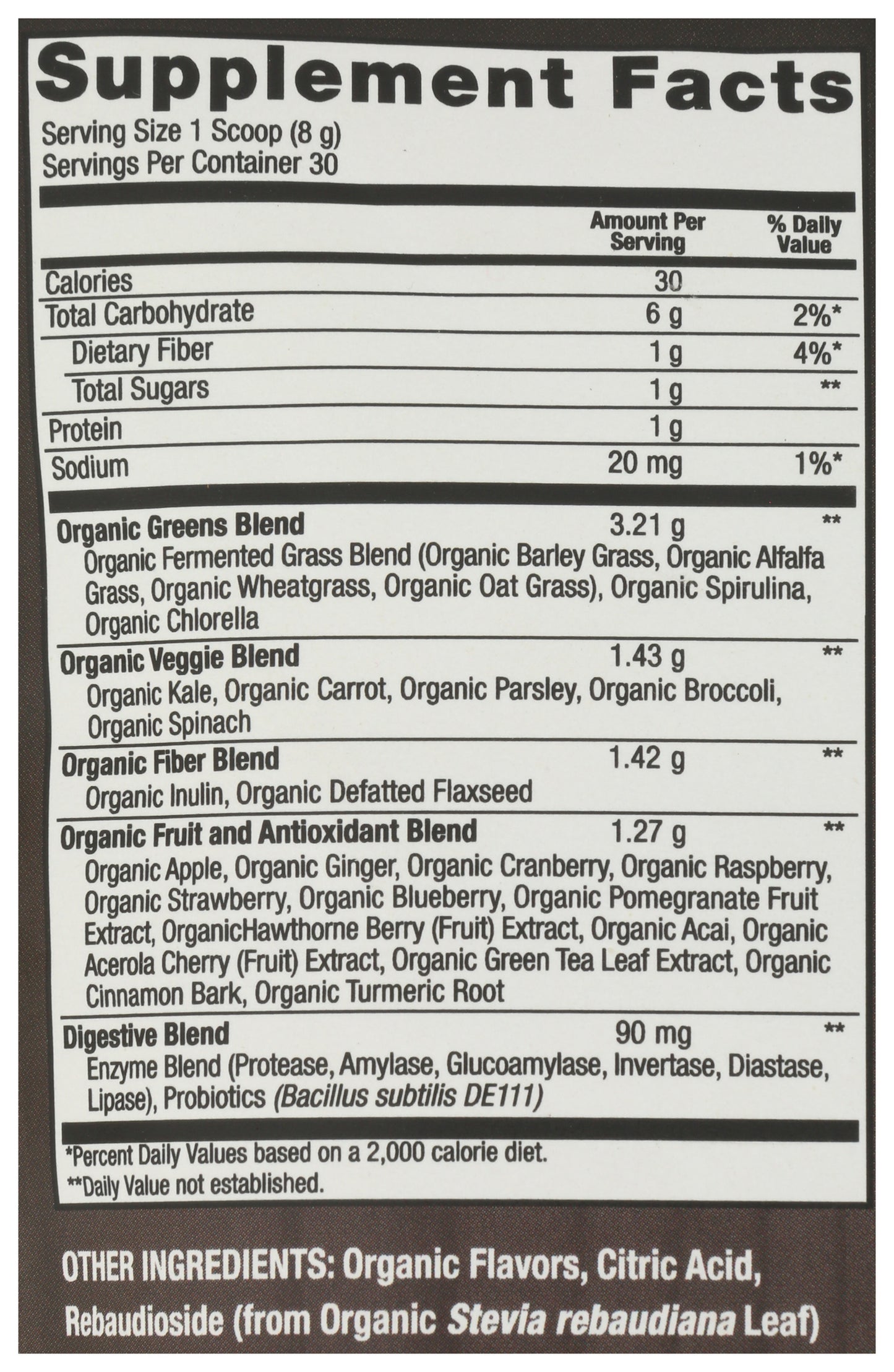 Plant Fusion Organic Fruitful Greens