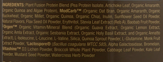 Plant Fusion Complete Meal OG Creamy Van