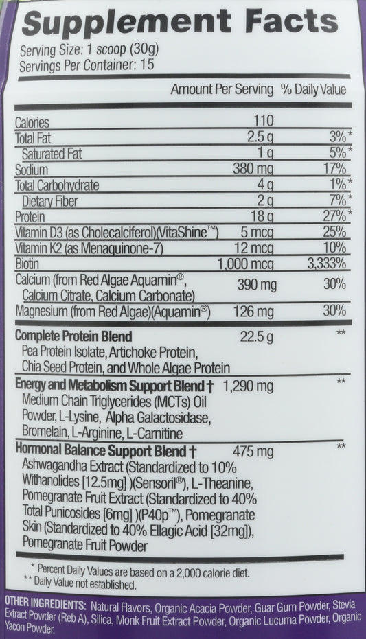 Plant Fusion Inspire for Women 1lb Vanilla
