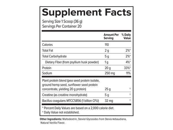 CV Sciences Protein + Creatine Vanilla Single Serving