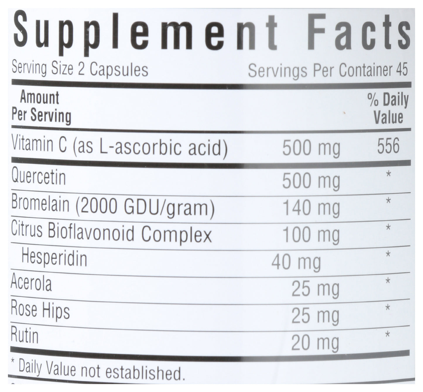 BLU Super Quercetin 90 ct