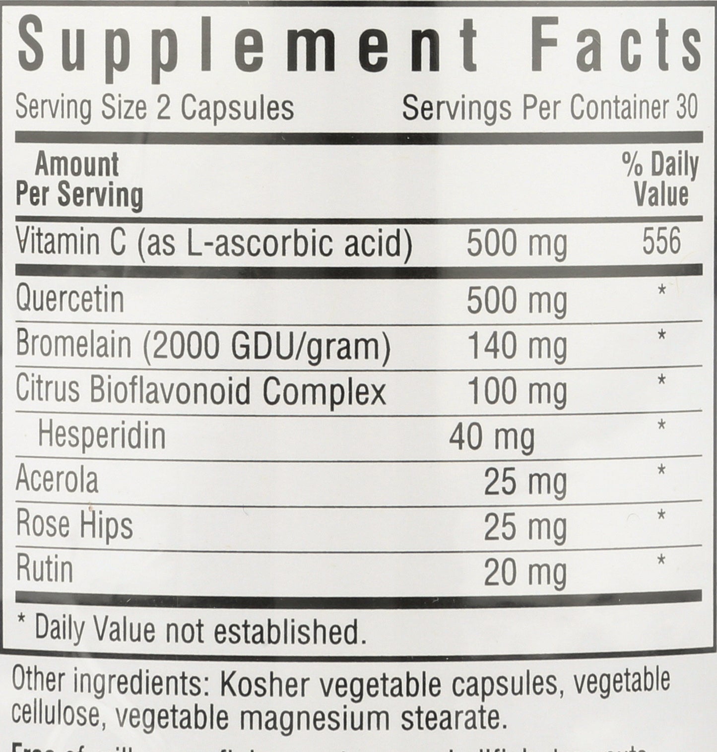 BLU Super Quercetin 60 ct