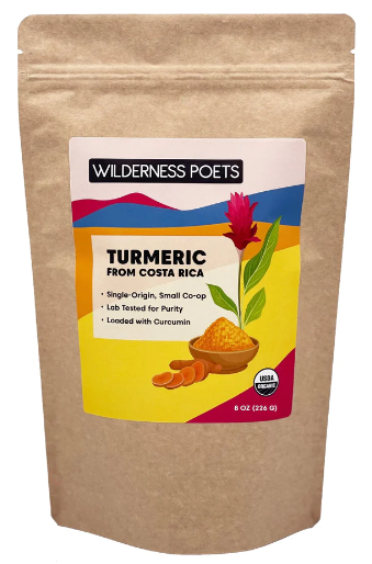 Wilderness Poets Turmeric from Costa Rica 8 oz