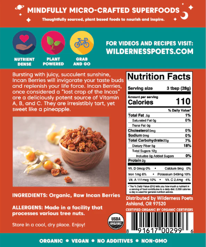 Wilderness Poets Incan Berries 8 oz
