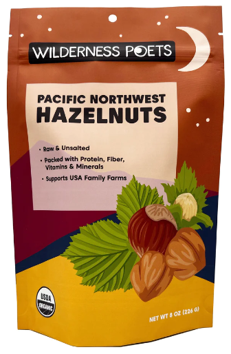 Wilderness Poets Oregon Hazelnuts 8 oz