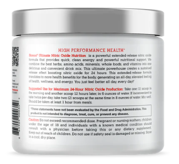 Bionox Ultimate Nitric Oxide Berry Burst Flavor 210g