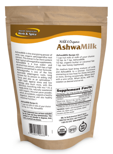 North American Herb & Spice AshwaMilk 100g