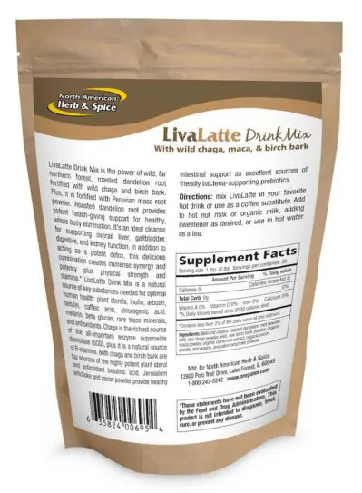 North American Herb & Spice Wild LivaLatte Drink Mix