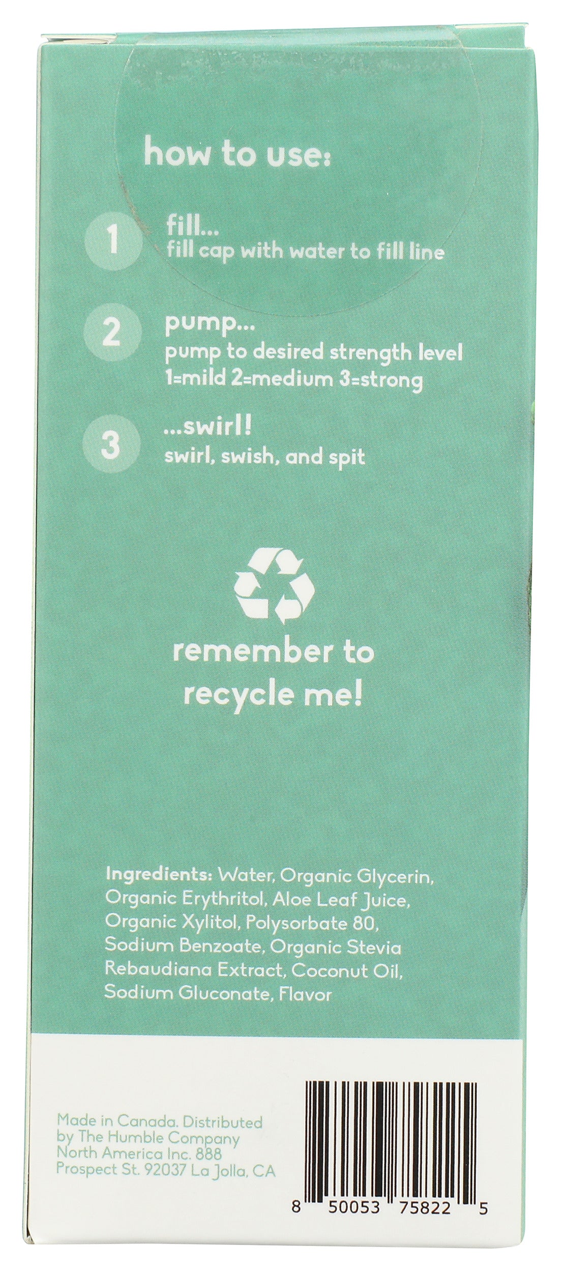 THC Spearmint Mouthwash