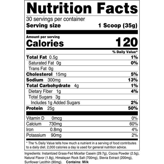 Transparent Labs Chocolate Casein