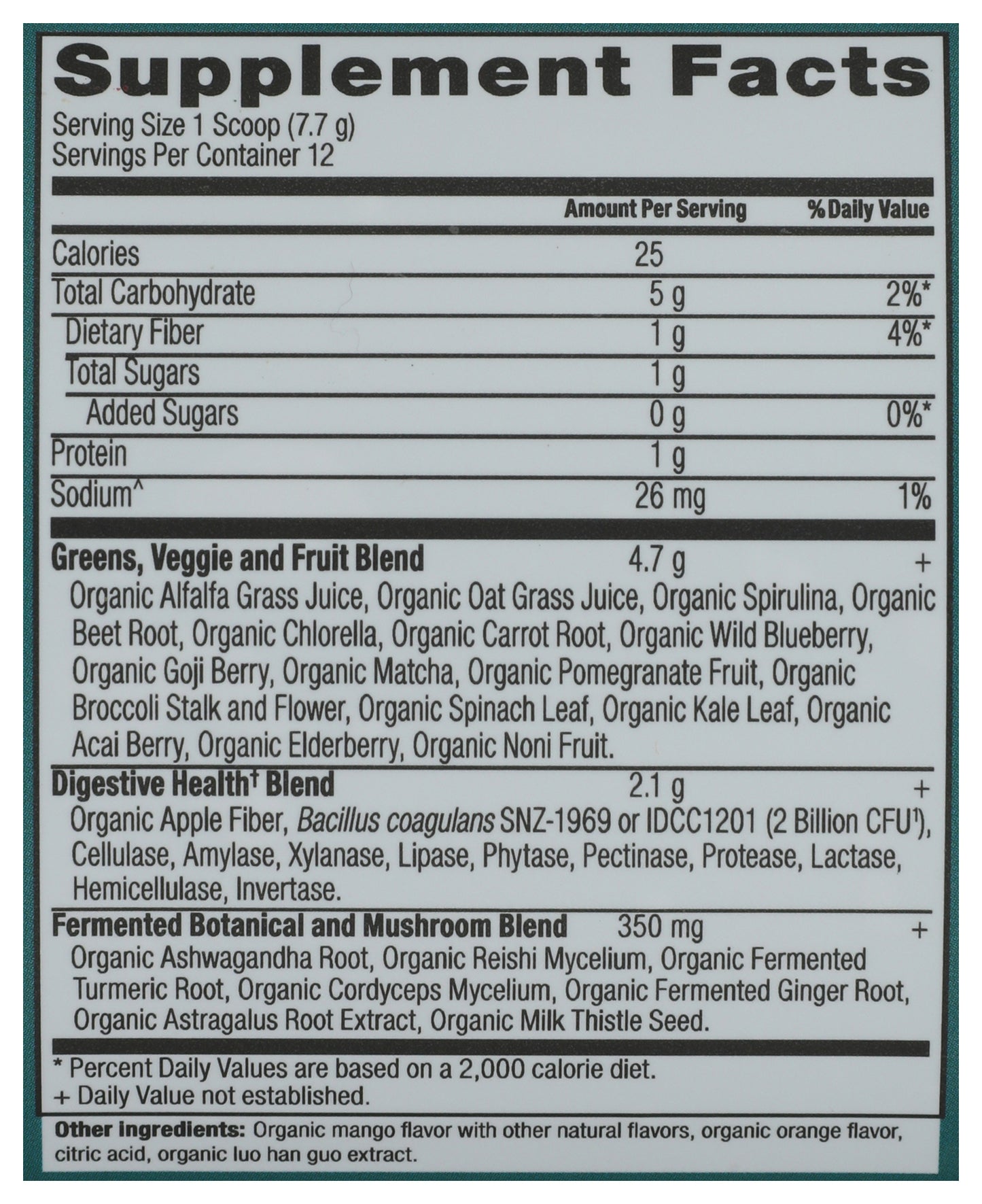 ANN 12srv SuperGreens