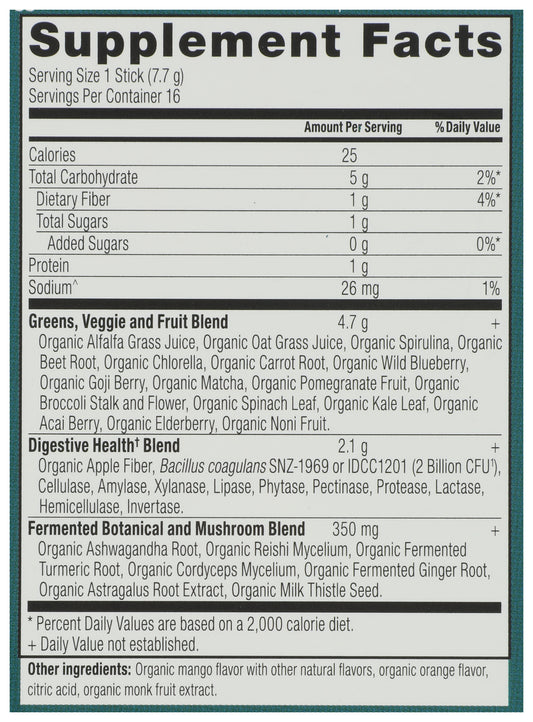 ANN12srv SuperGreens Mango