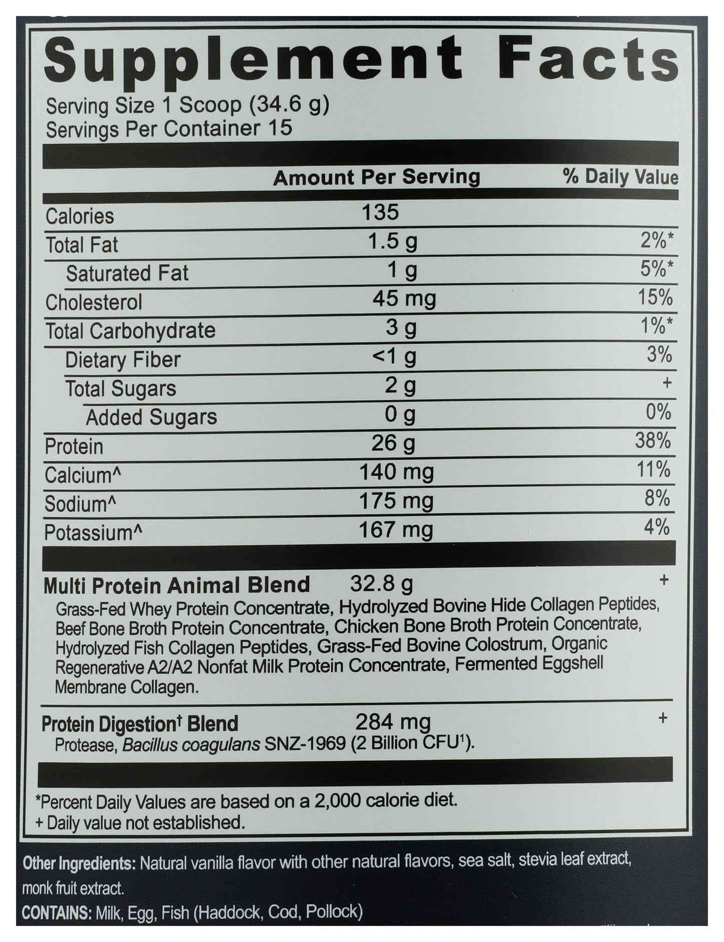 Ancient Nutrition Multi Protein - Animal - Vanilla